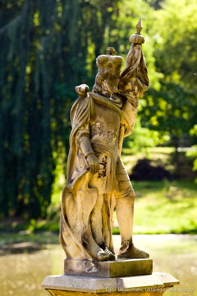 Statue in a park