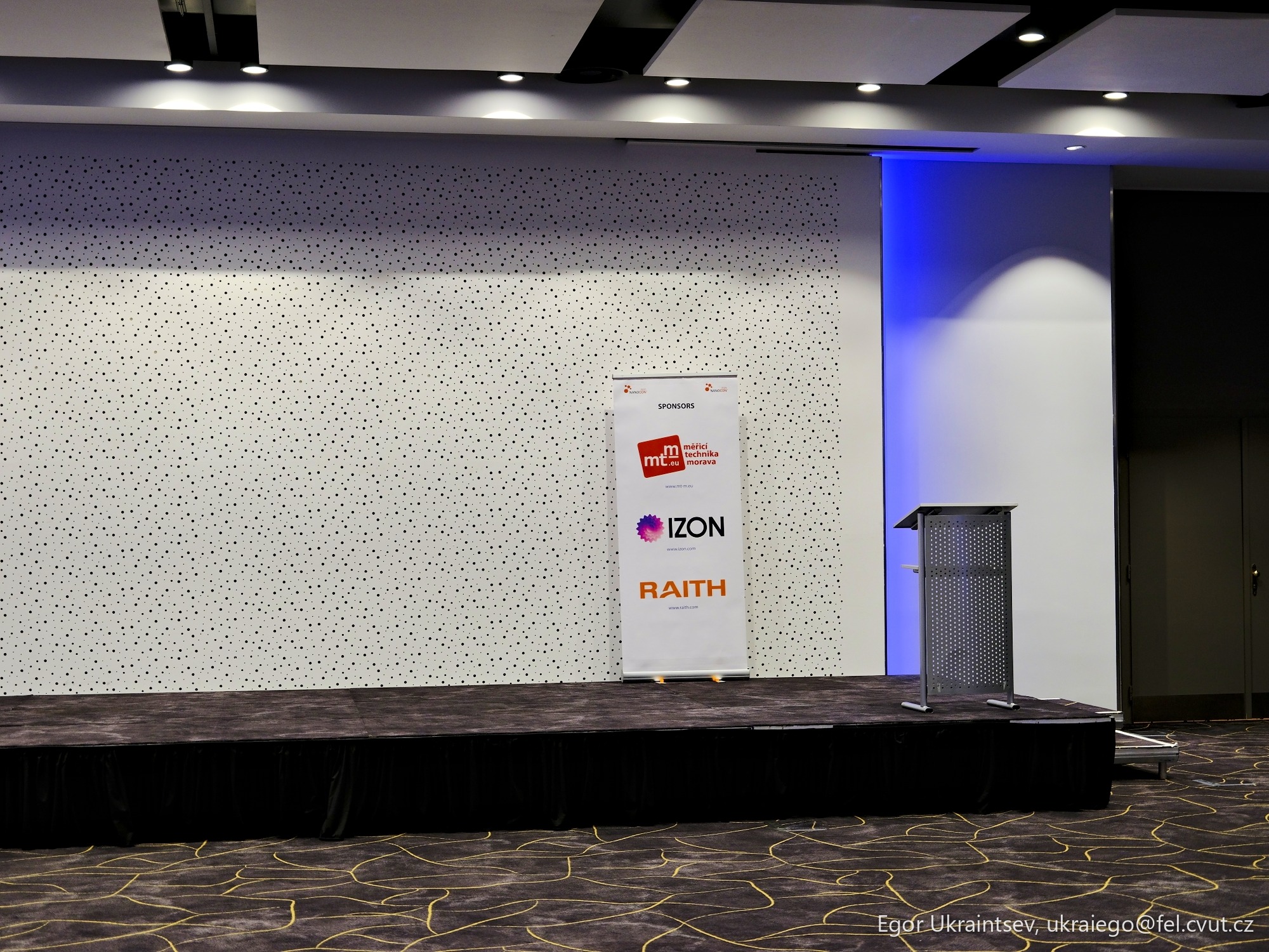 Room with a stage