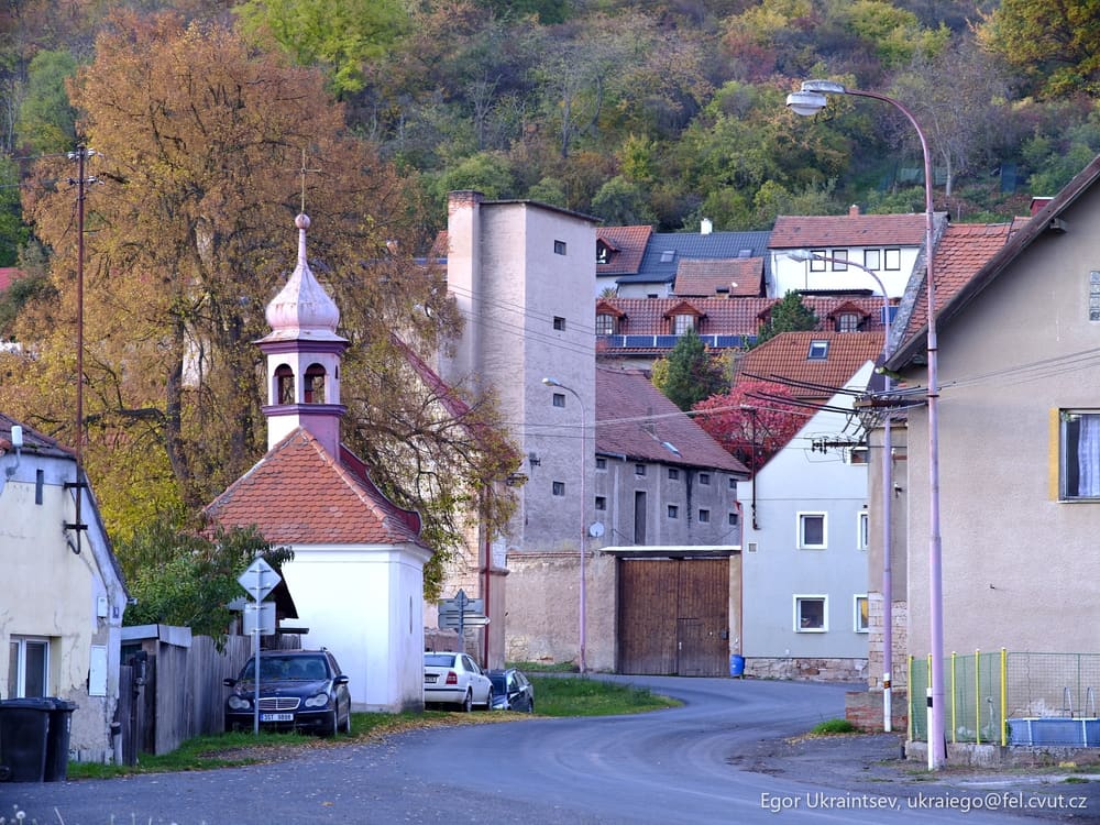 Small town in the mountains