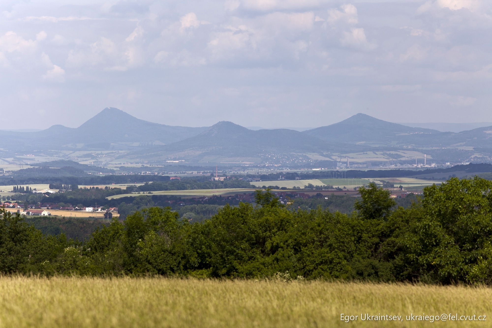 View of the mountains