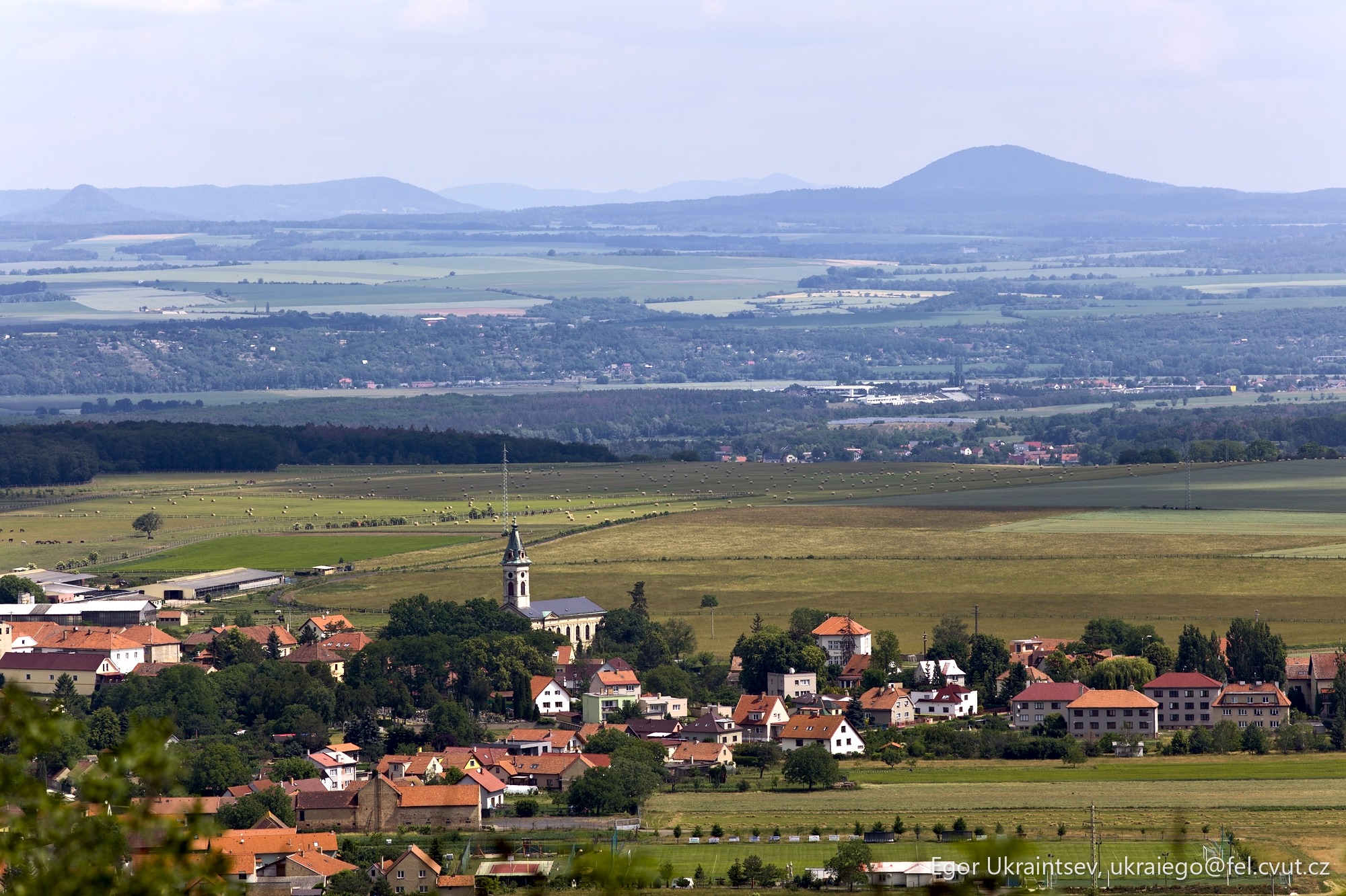 Small town in the countryside