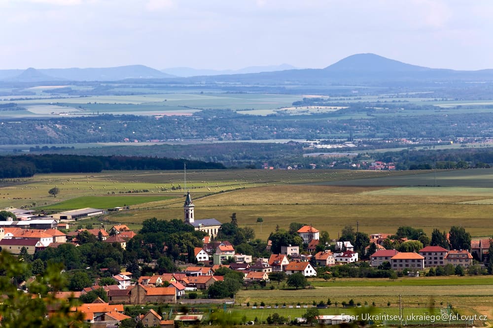 Small town in the countryside
