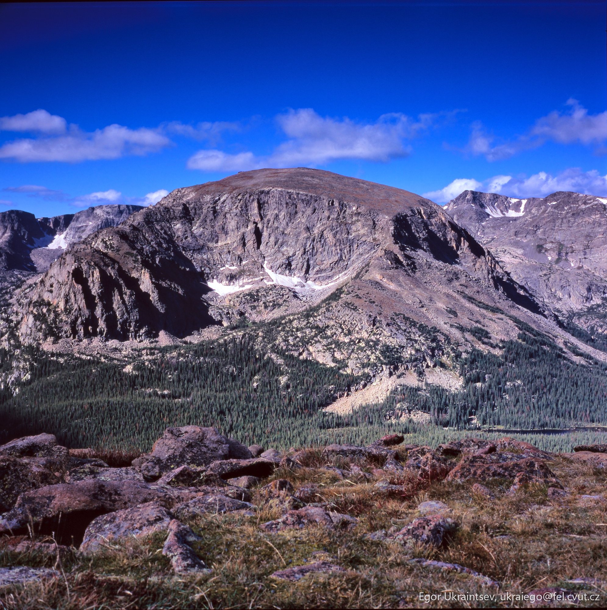 Rocky mountain landscape