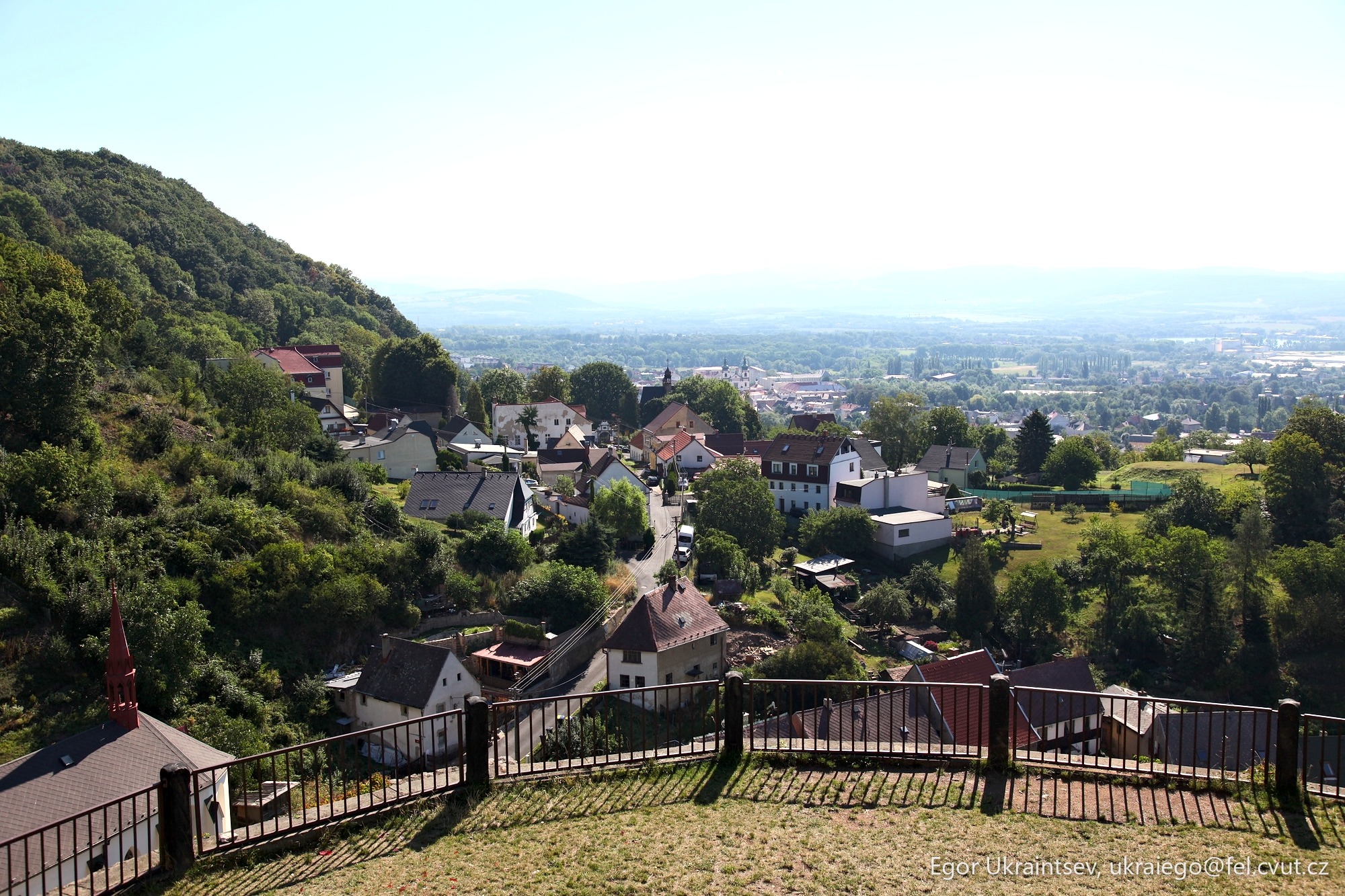 Small town in the mountains