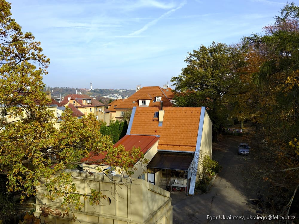 House in a residential area