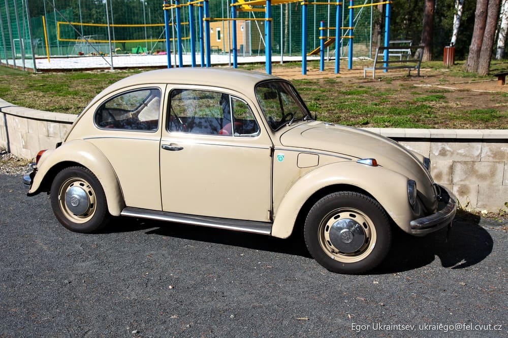 Old car parked