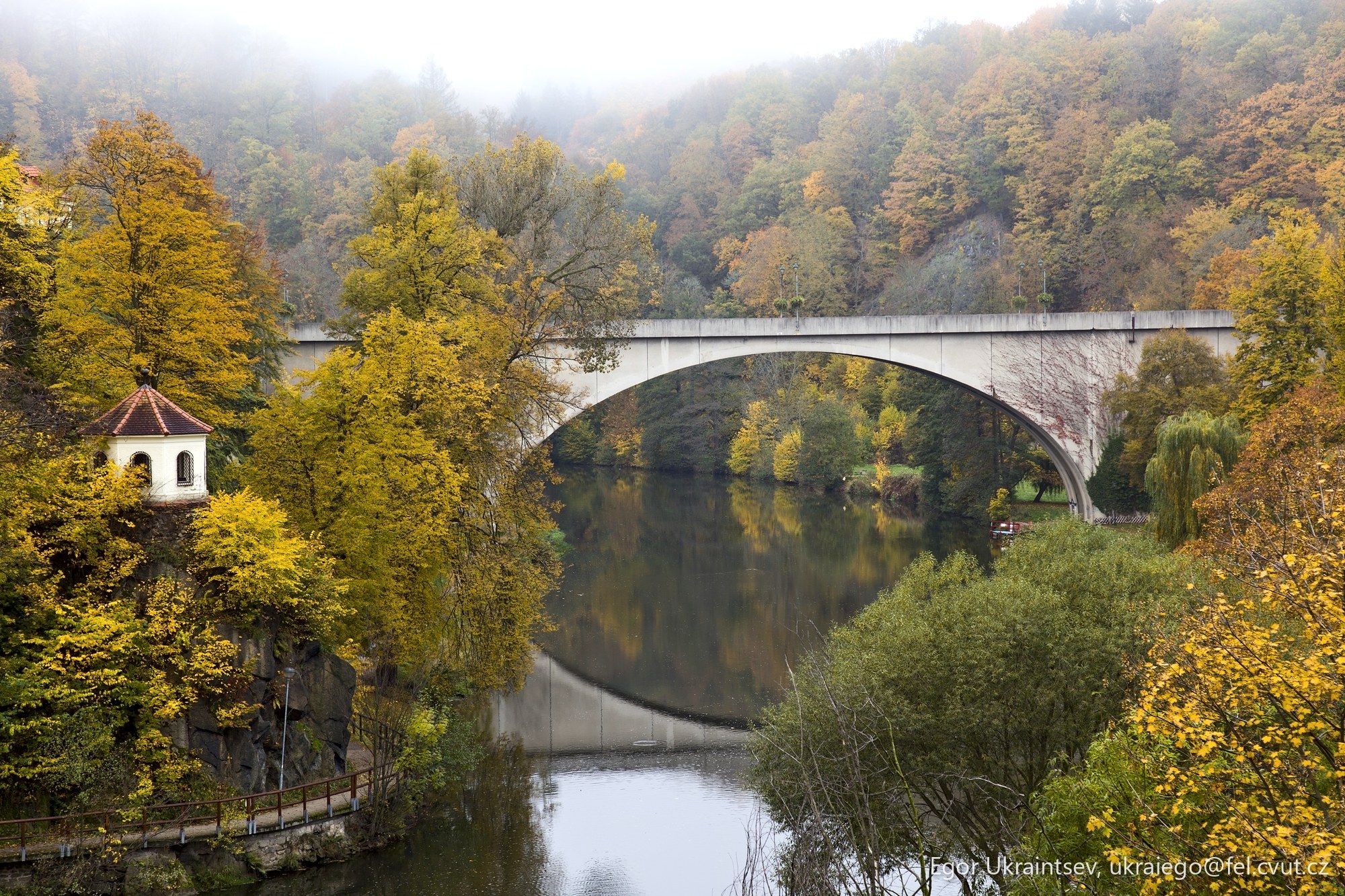 Bridge over a river