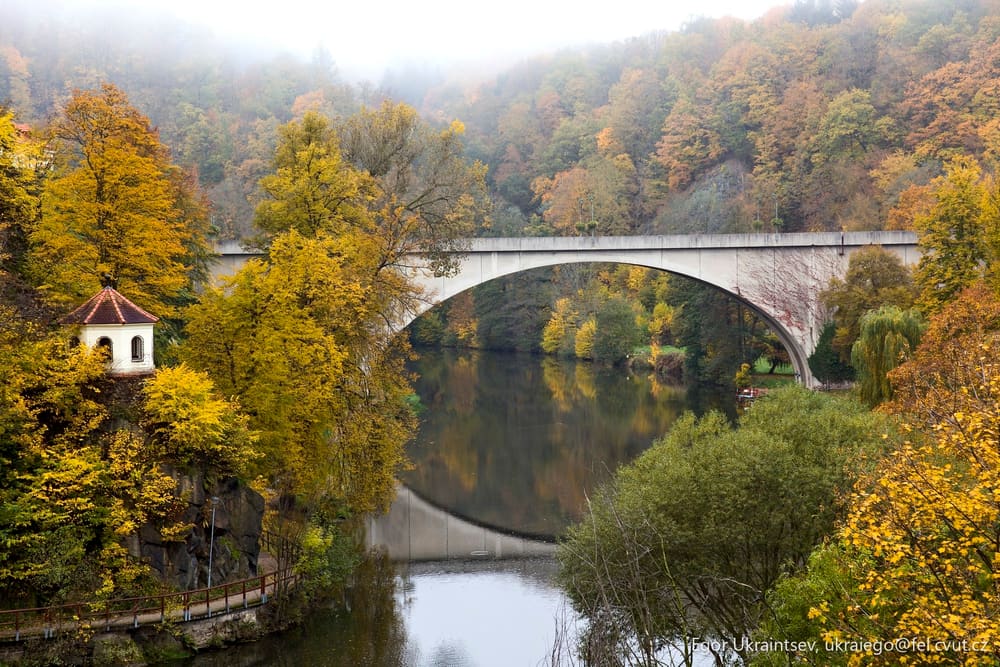 Bridge over a river