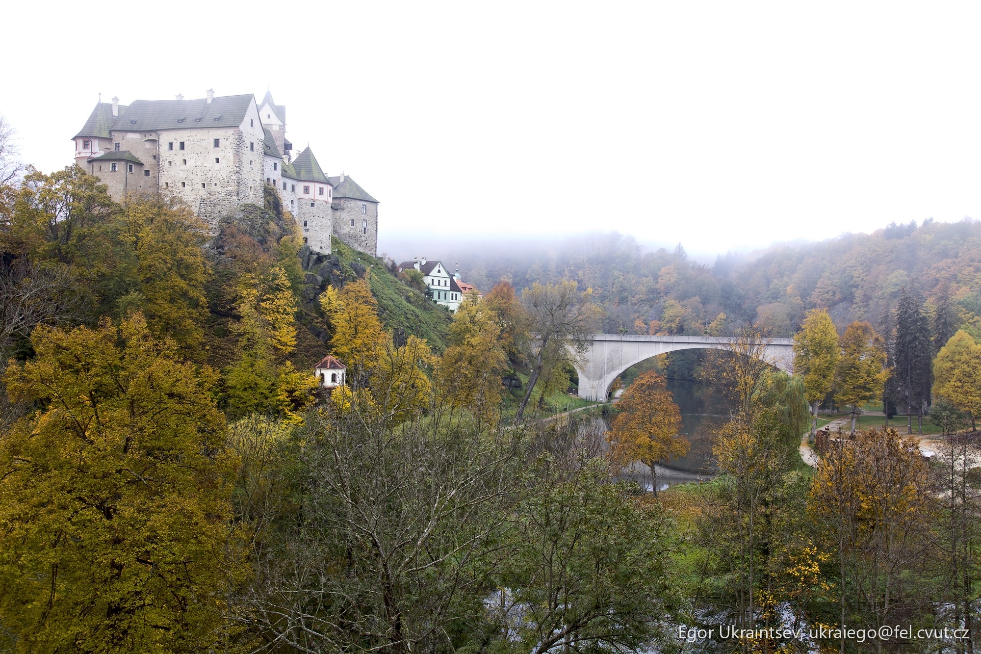 Castle in the middle of a forest