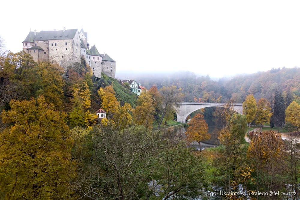 Castle in the middle of a forest