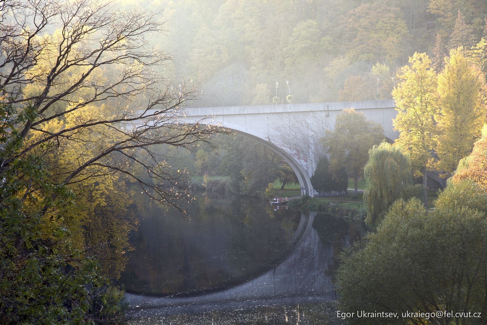 Bridge over a river
