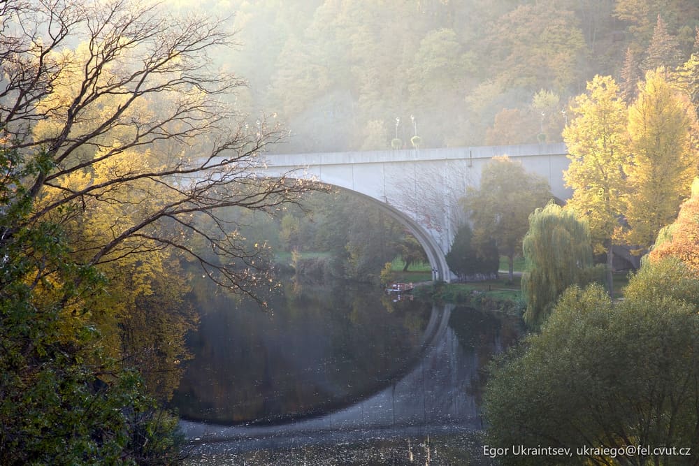 Bridge over a river