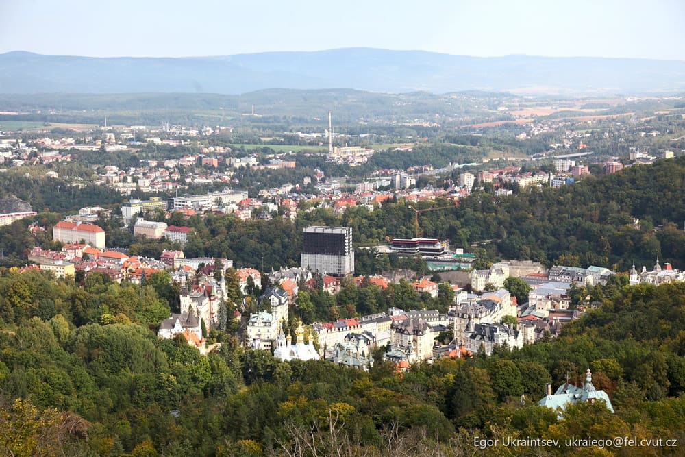 Town in the mountains