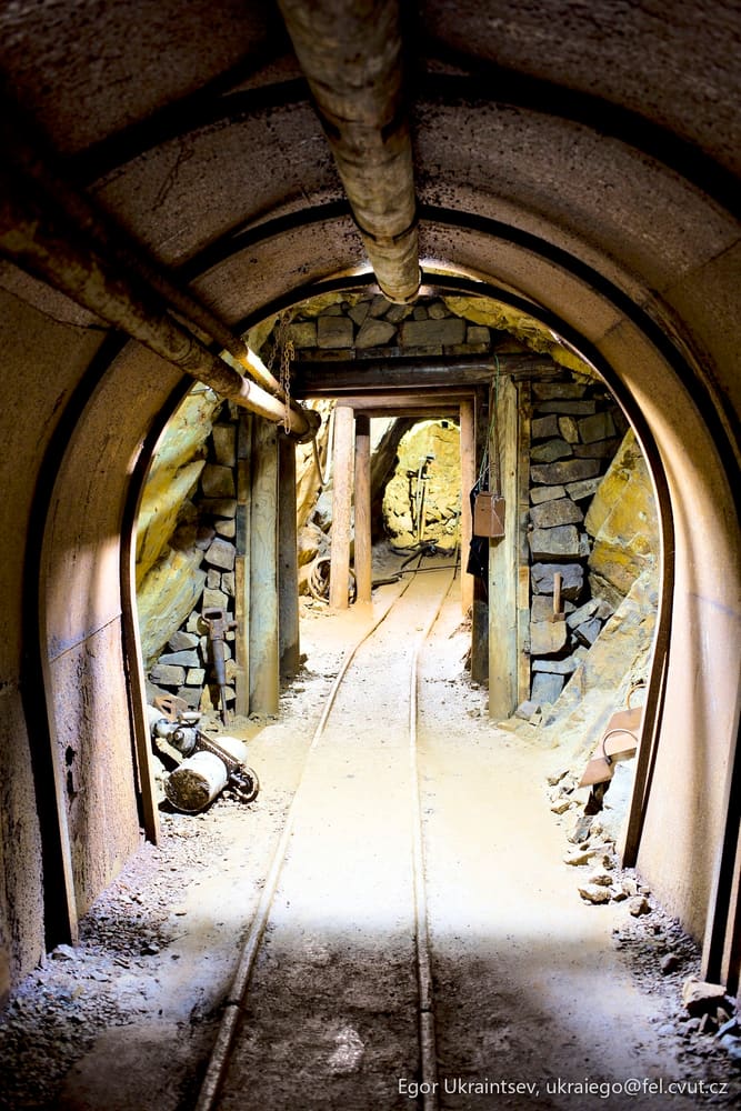 Abandoned train tunnel