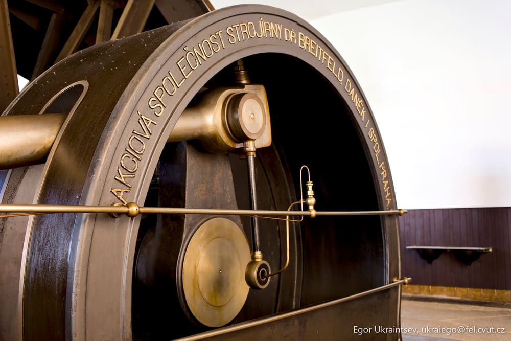 Steam engine in a museum