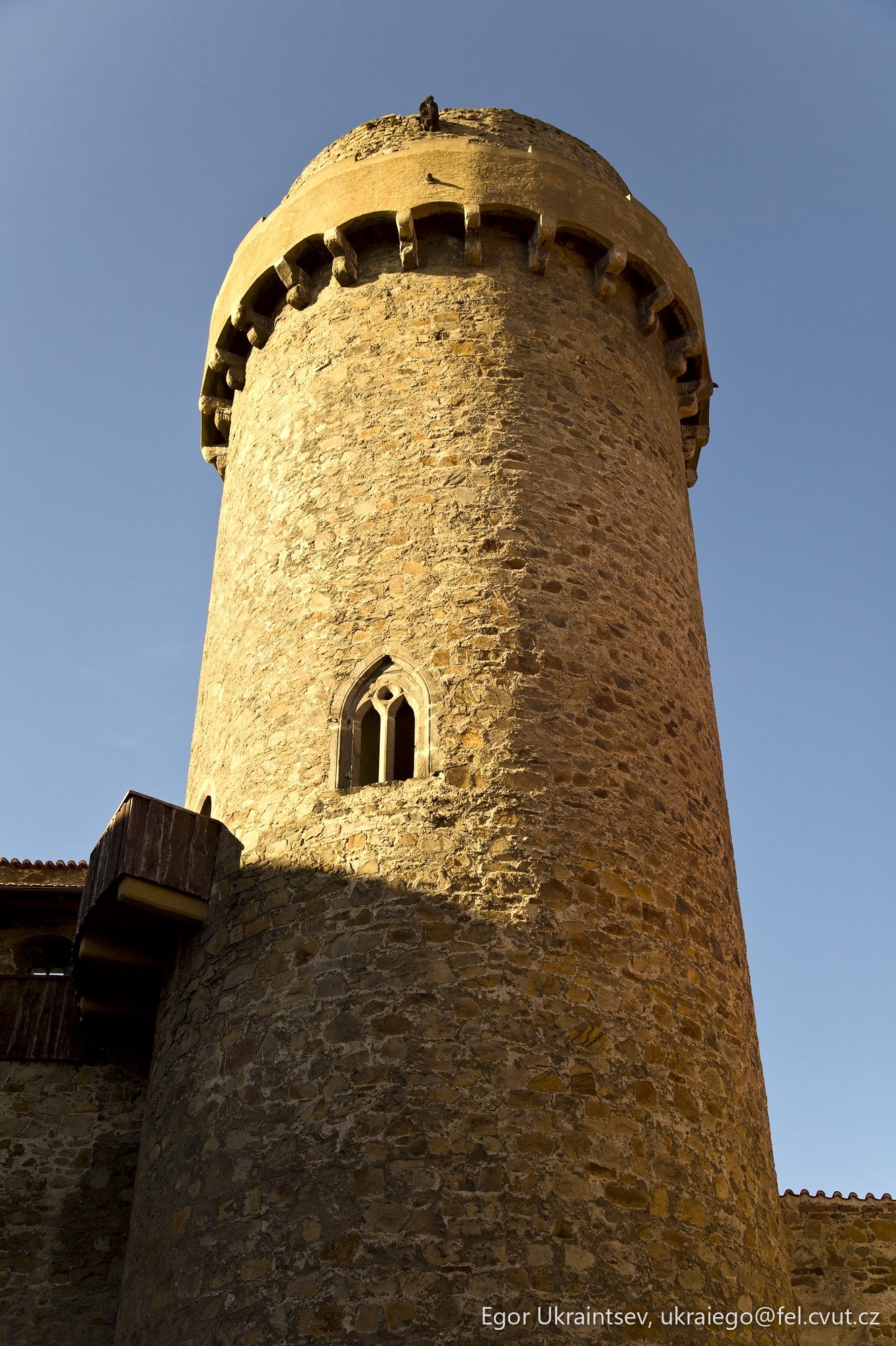 Tower with a blue sky