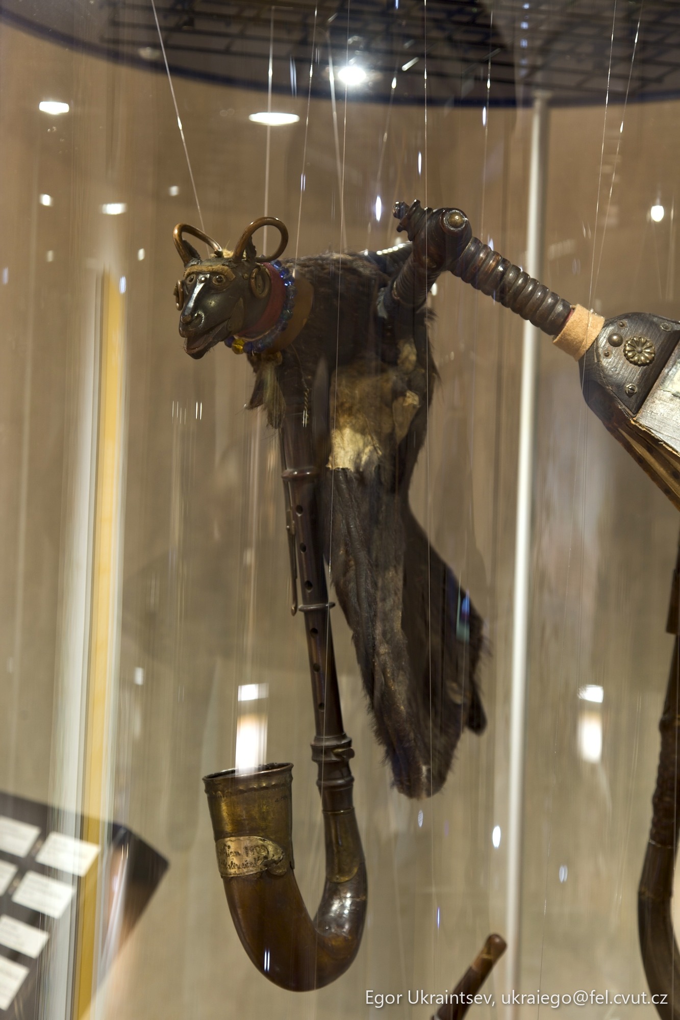 Display in a museum