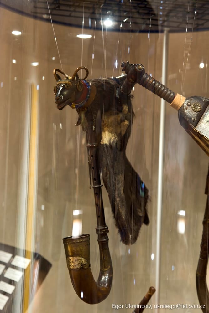 Display in a museum