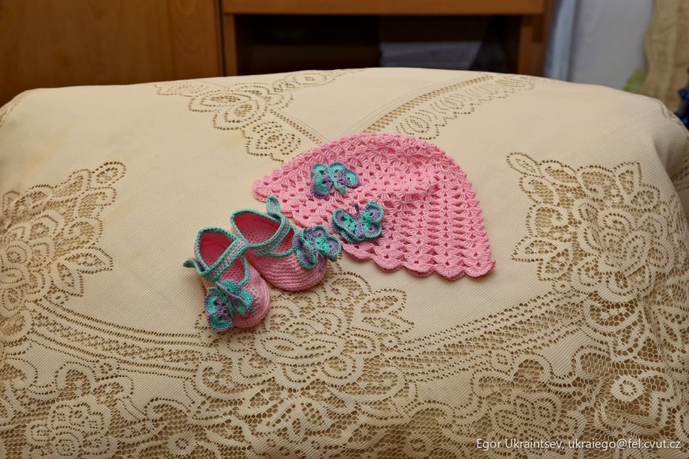 Pair of baby shoes