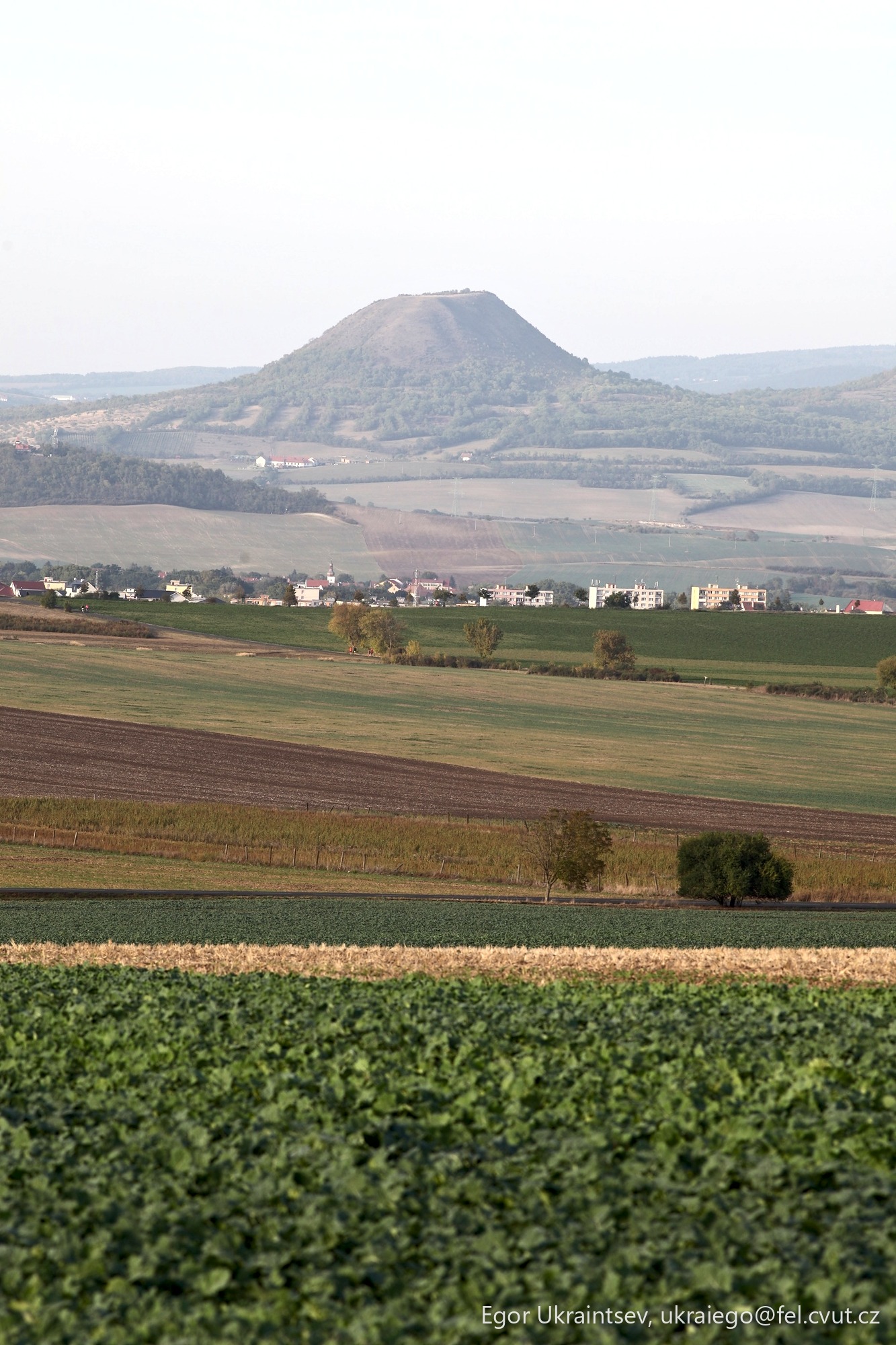Field with hills