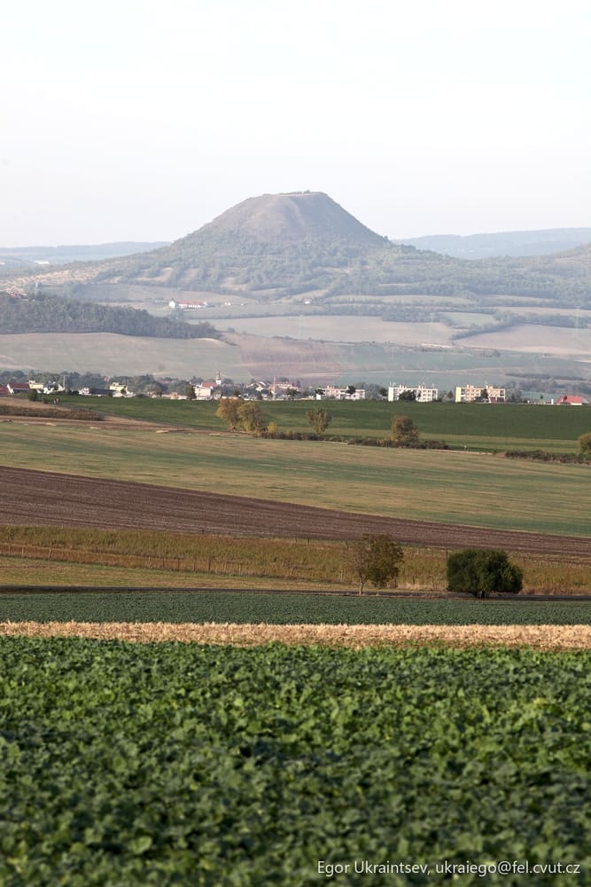 Field with hills