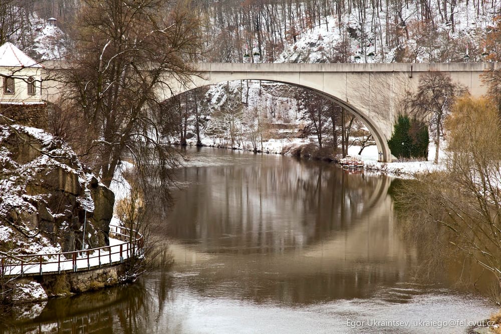Bridge over a river