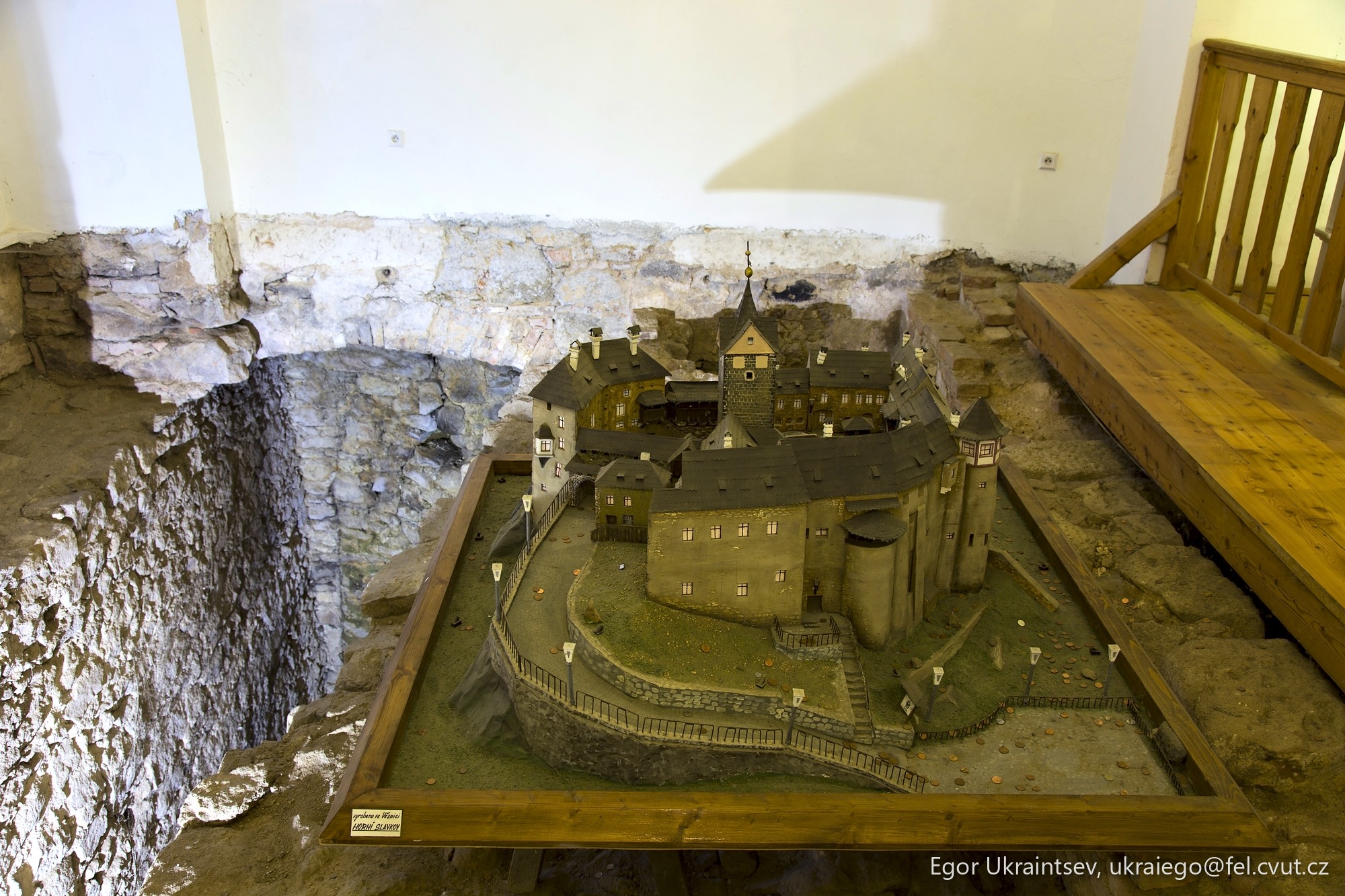 Model of a castle