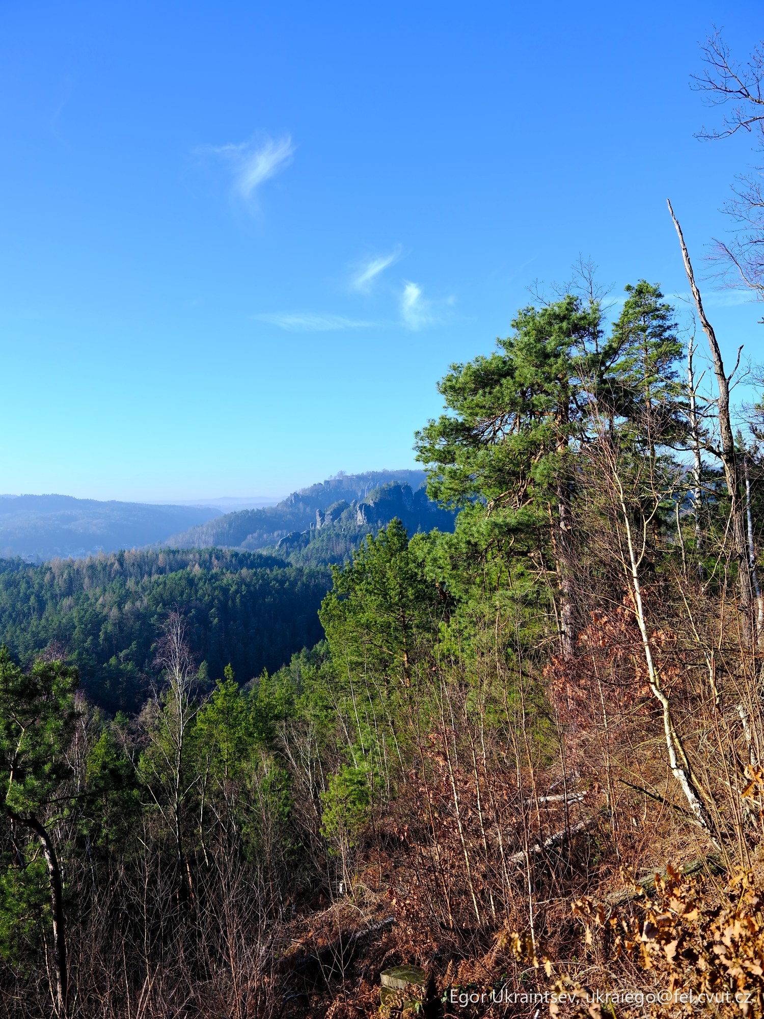 View from the top of a mountain