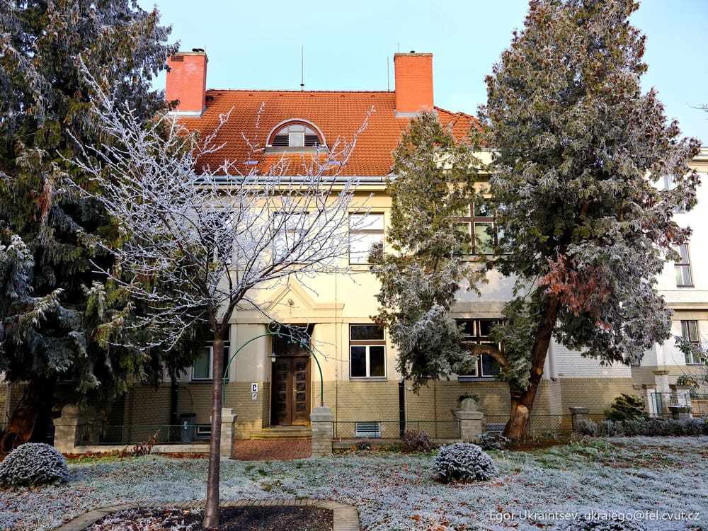 House with snow