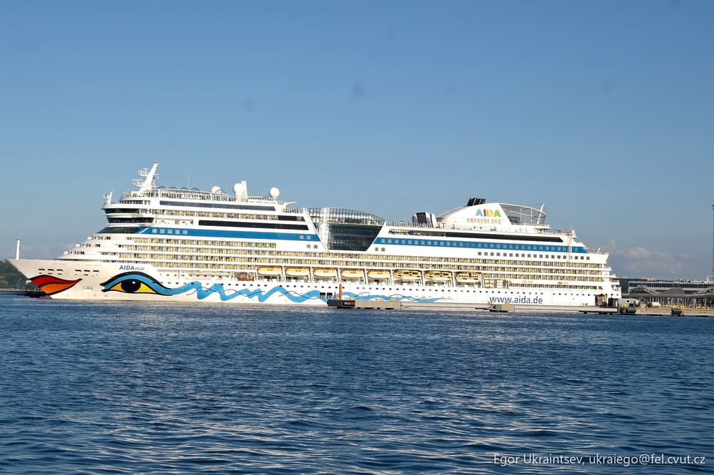 Cruise ship in the water