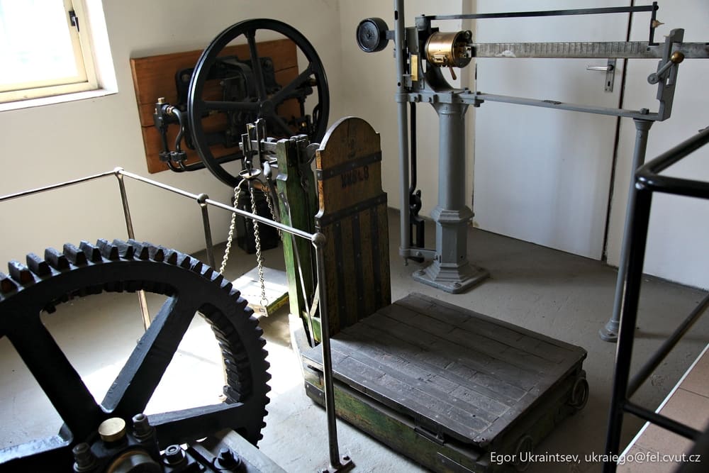 Old machine in a room