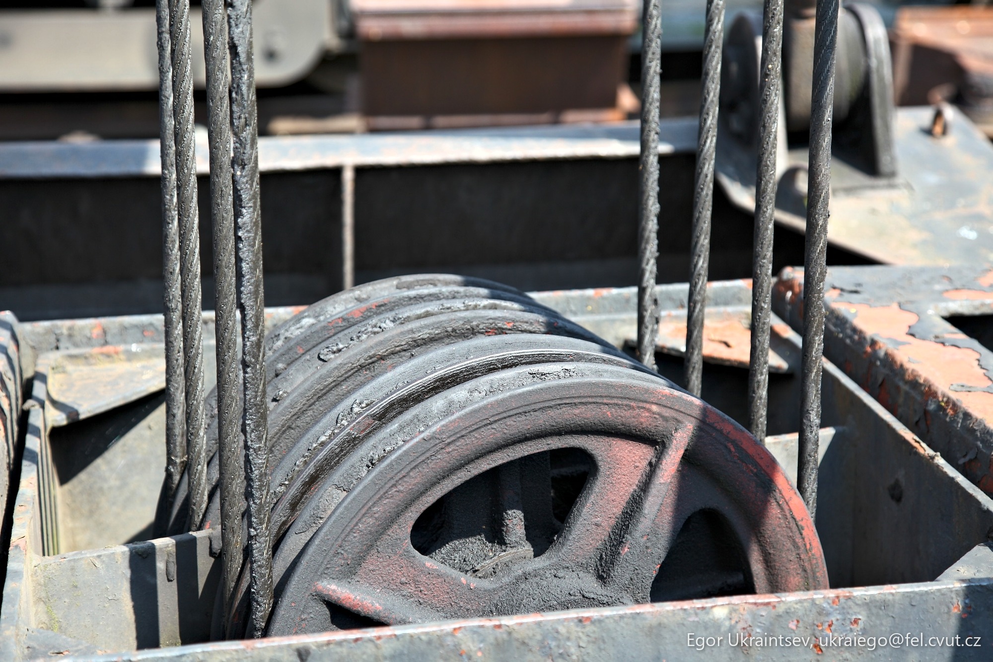 Wheel in a truck