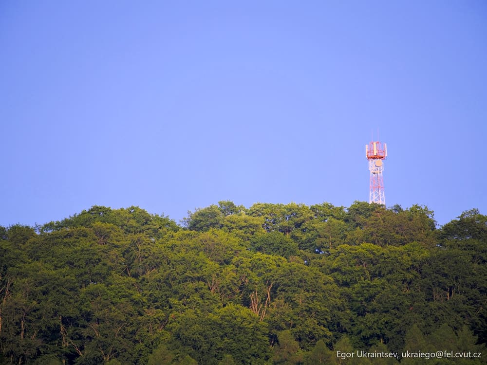 Tower on top of a hill