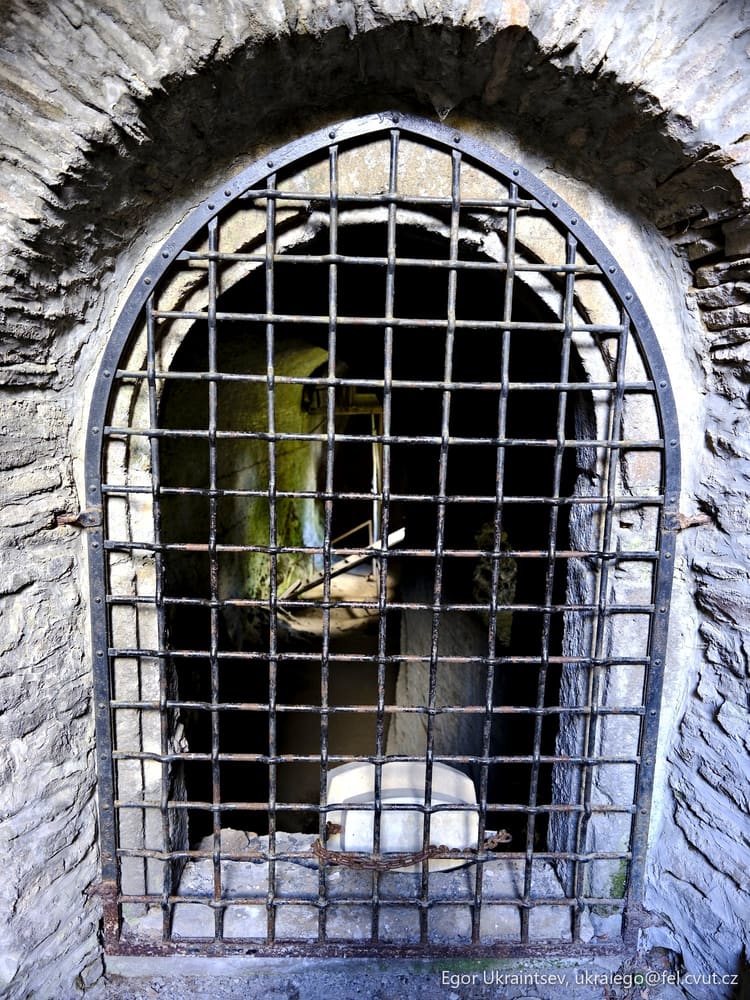 Window in a stone building