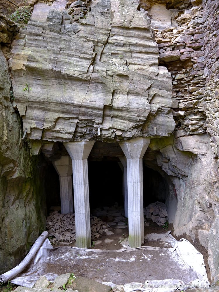 Cave in the mountains