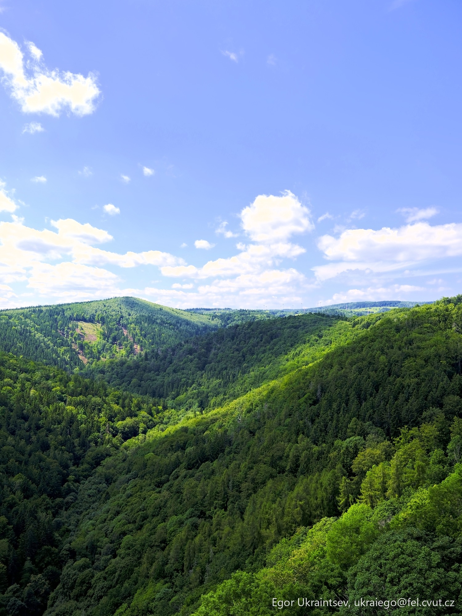 View of the mountains