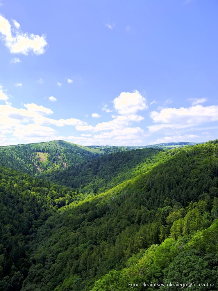 View of the mountains