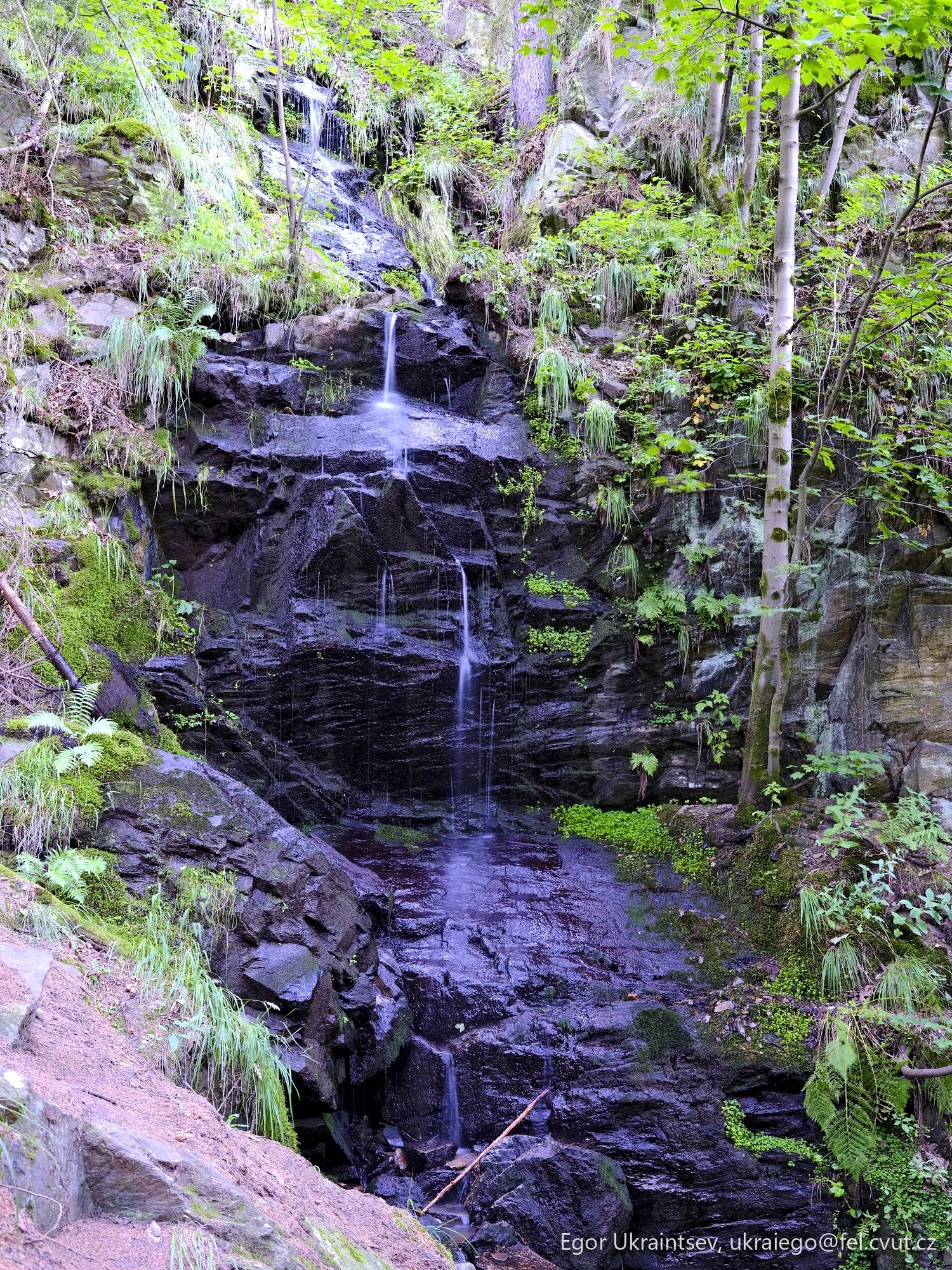 Waterfall in the blue mountains