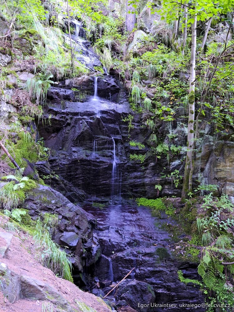 Waterfall in the blue mountains