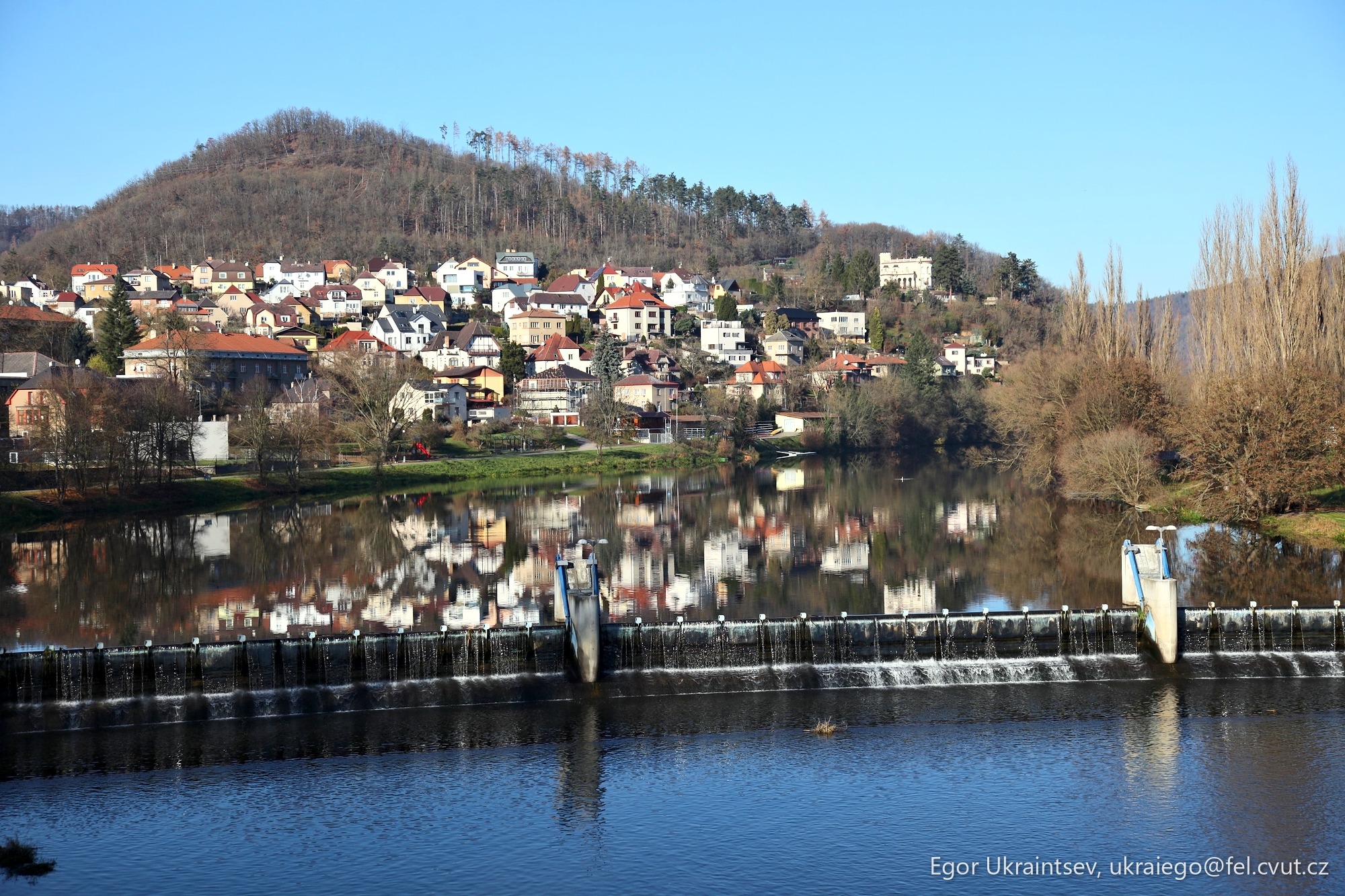 Small town by the water