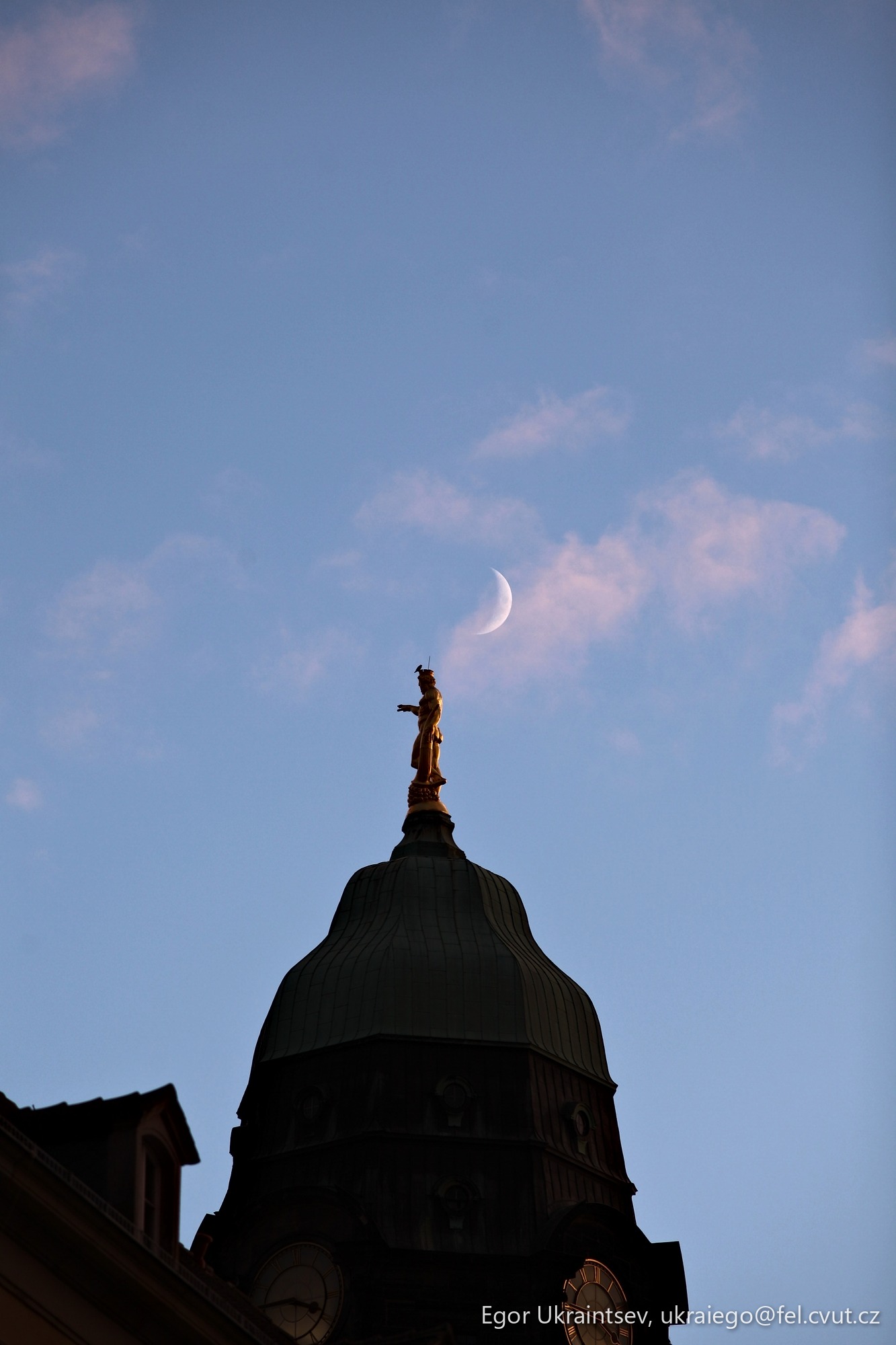 Clock on top of a building