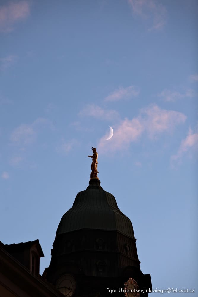 Clock on top of a building