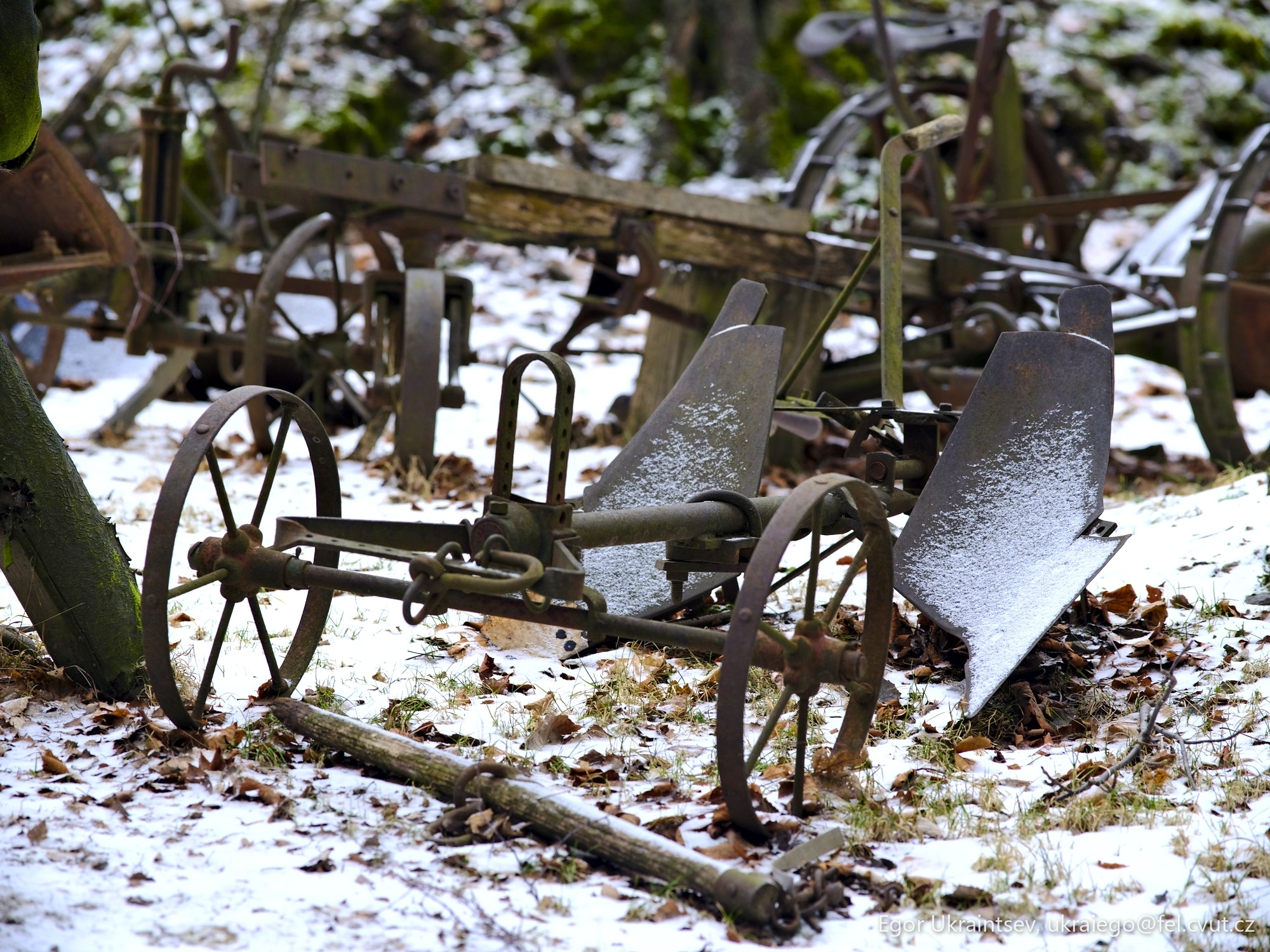 Pile of old chairs