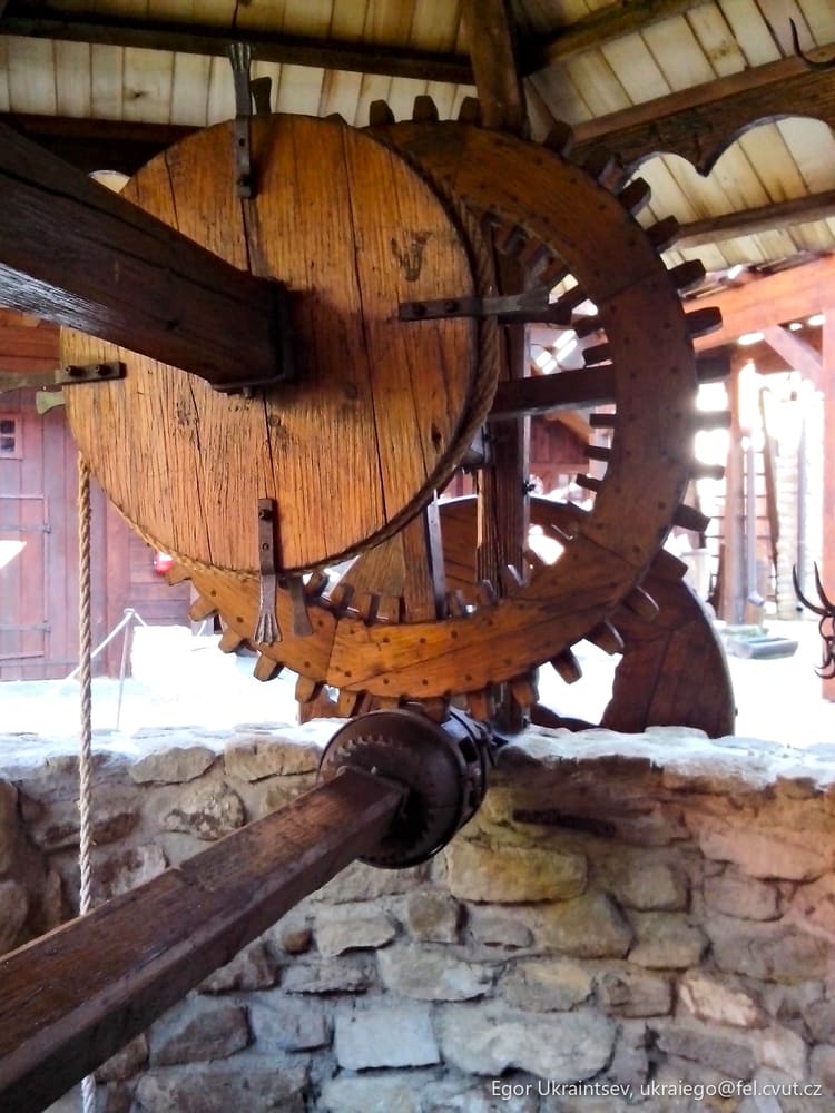 Old spinning wheel