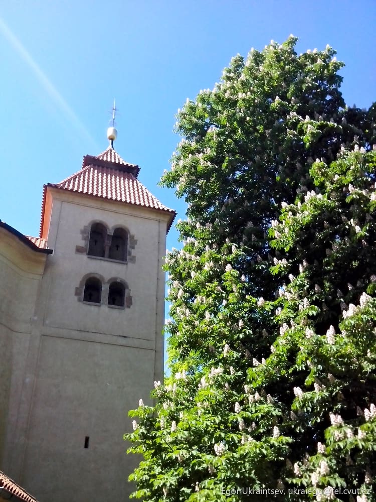 Church with a blue sky