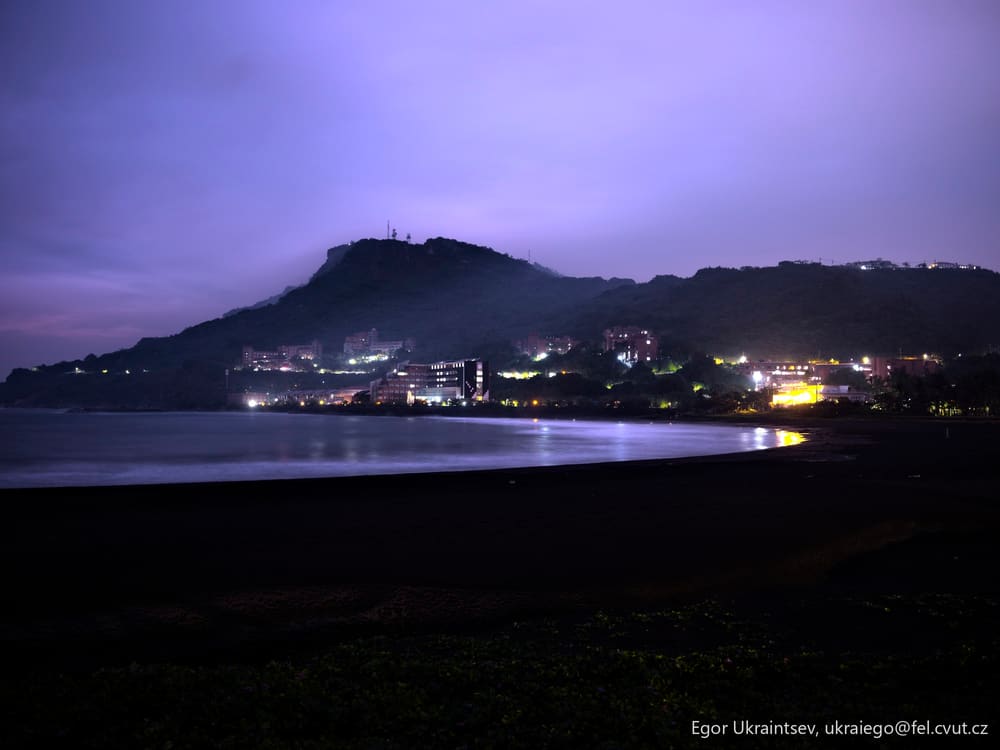 Beach at night