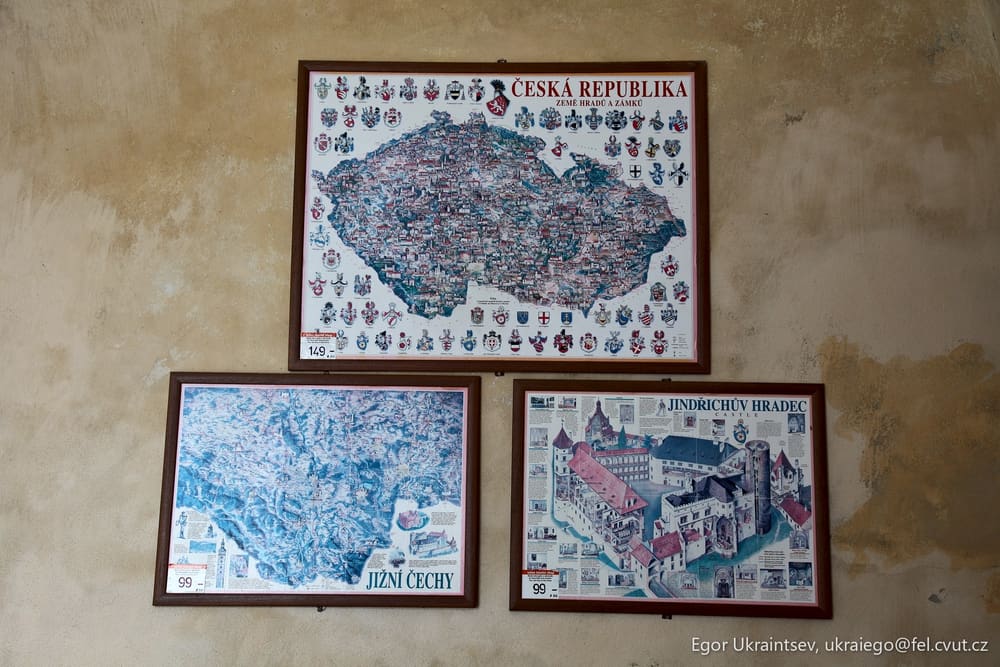 Map and a town