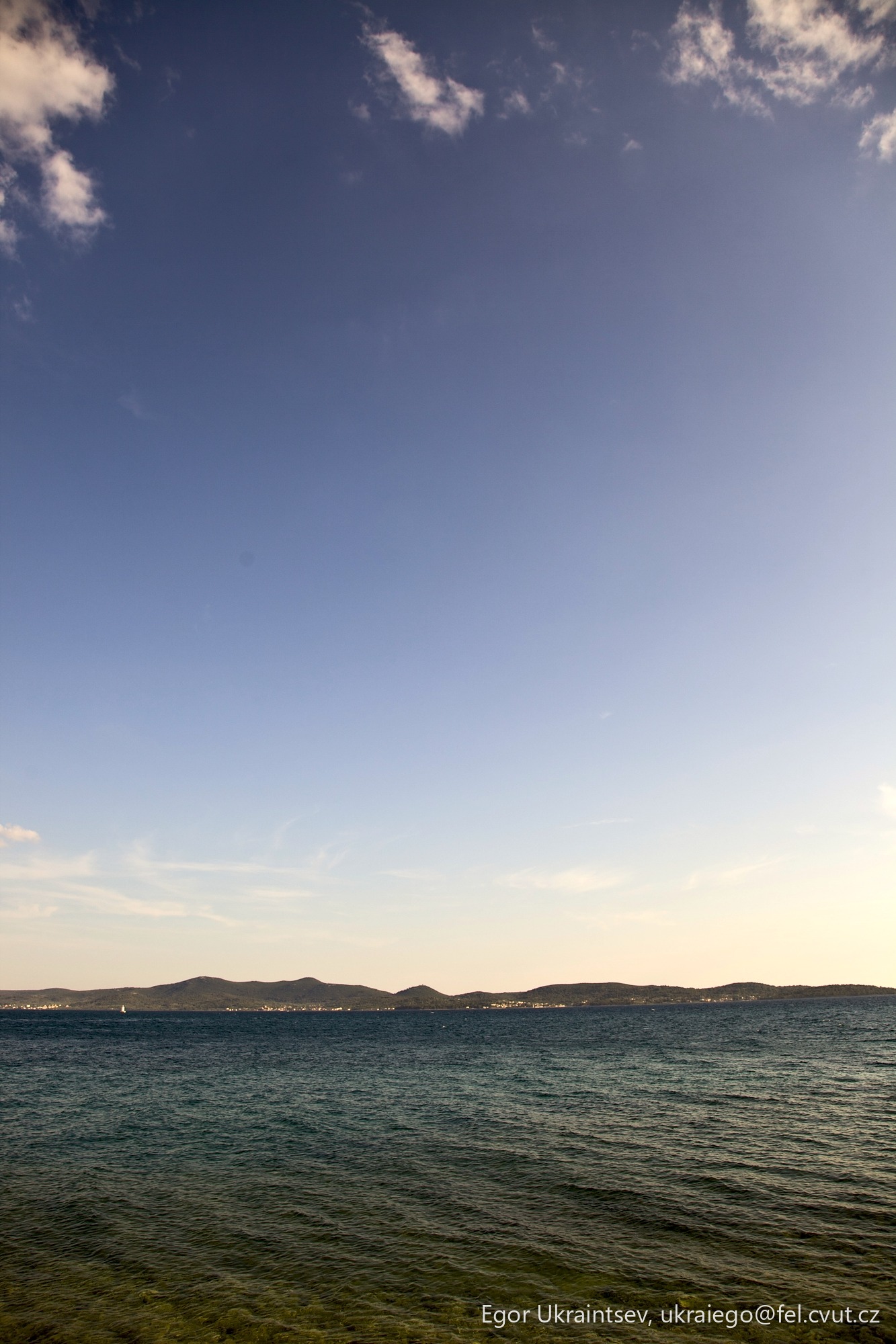 Beautiful blue sky
