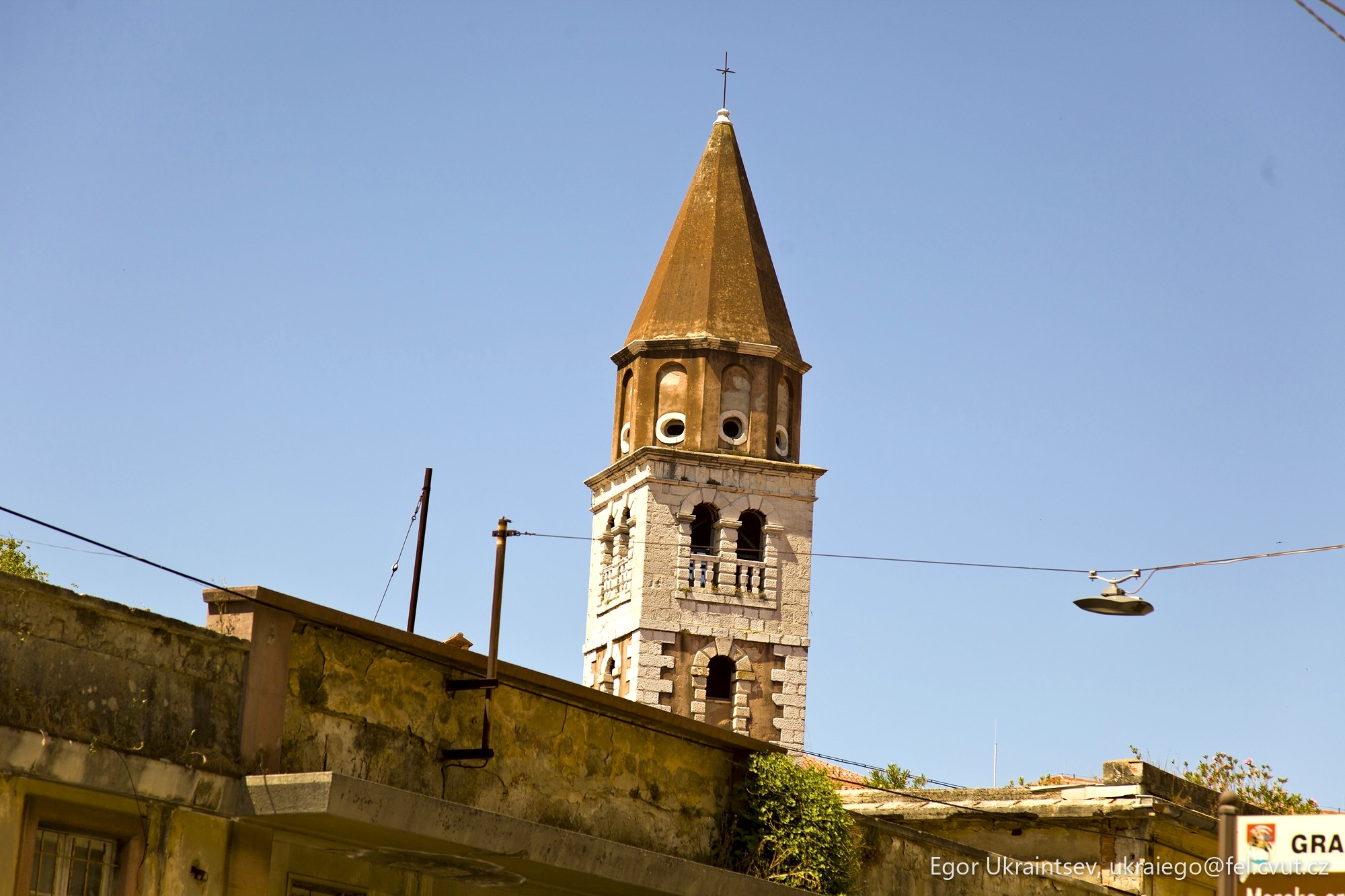 Old building with a clock