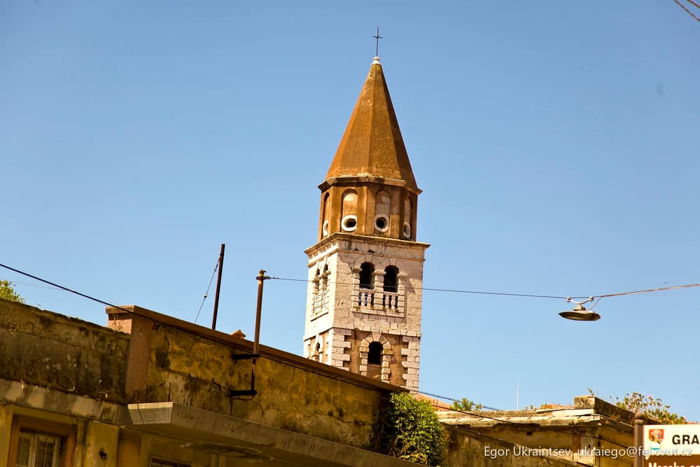 Old building with a clock